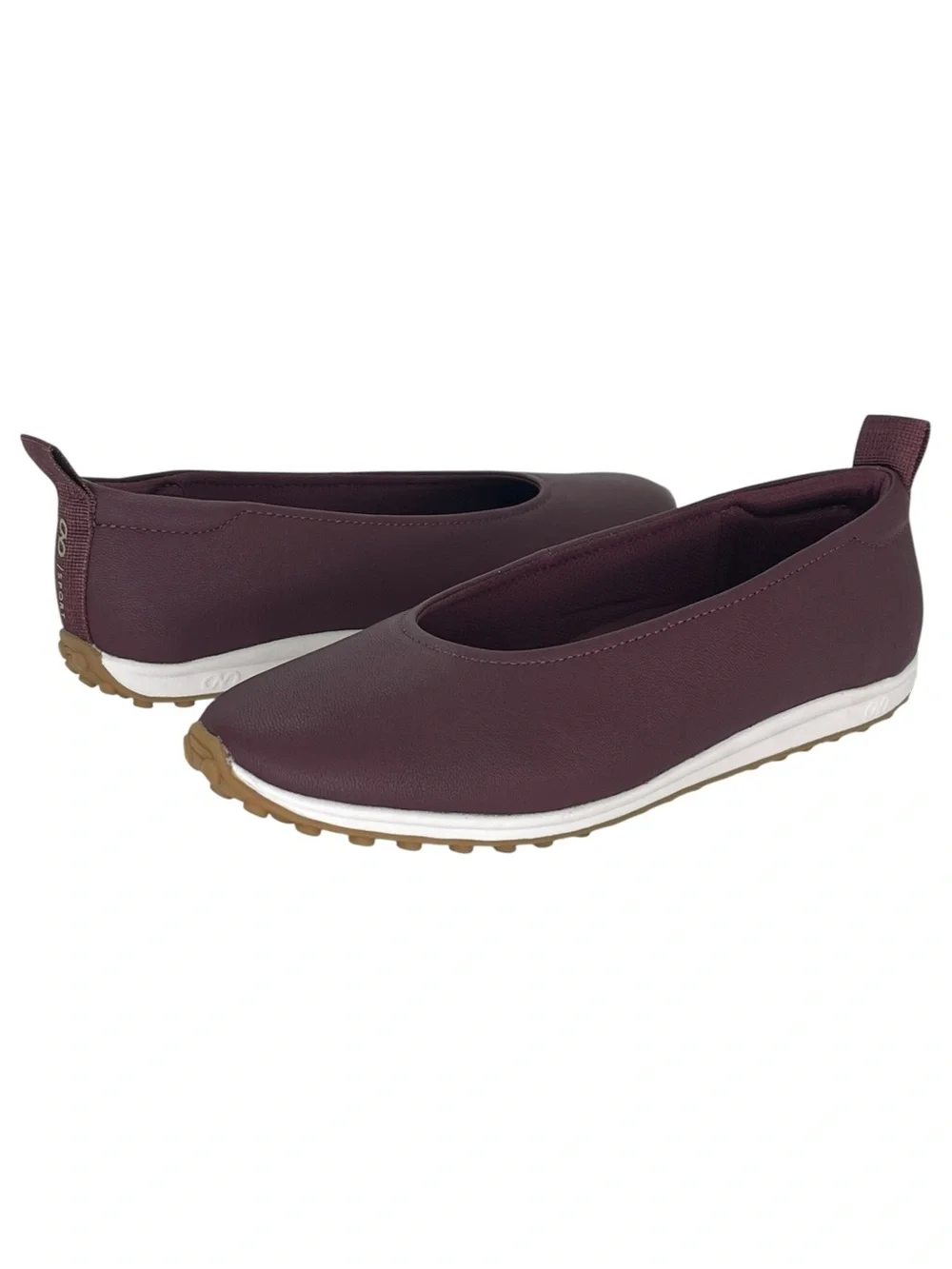 Naturalizer Carla Wine Leather Womens Loafers Size 7.5M